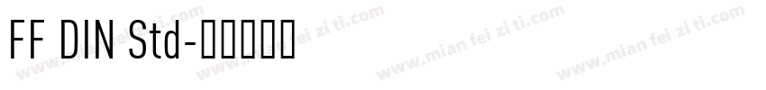 FF DIN Std字体转换